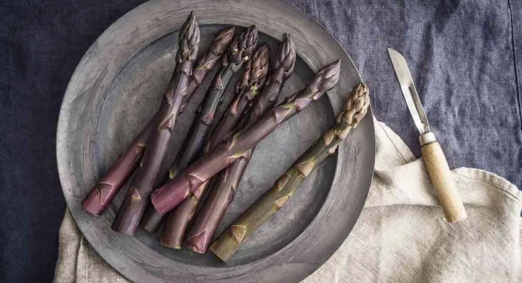 how to cook purple asparagus