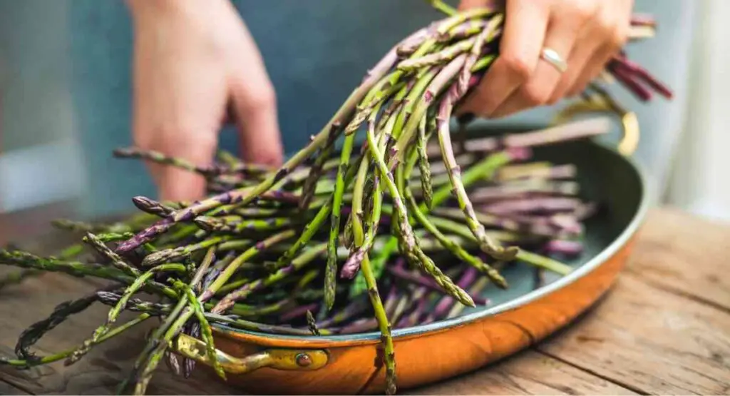 how to cook purple asparagus
