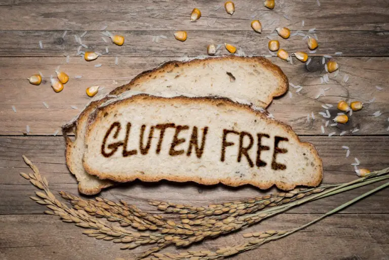 Gluten free logo grilled on bread