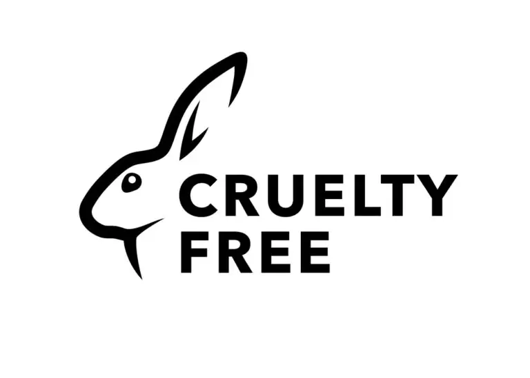 Cruelty free logo design with rabbit symbol