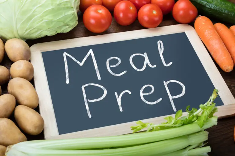 Meal Preparation Words On Slate With Vegetables