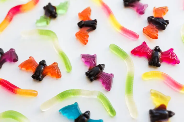 gummy worms and bet candies for halloween party