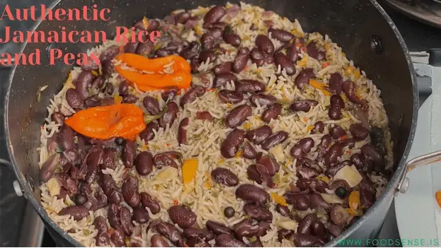 Authentic Jamaican Rice and Peas
